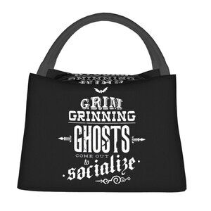 Disney Haunted Mansion Insulated Lunch Bag Grim Grinning Ghosts Foolish Mortal